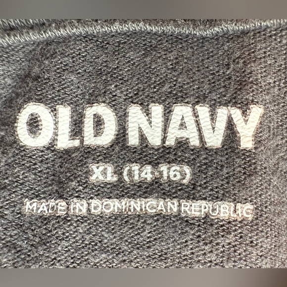 Old Navy Black and Yellow Short Sleeve Tee/size XL - Picture 6 of 7